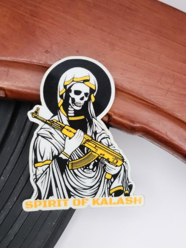Glow Skull Mary Sticker