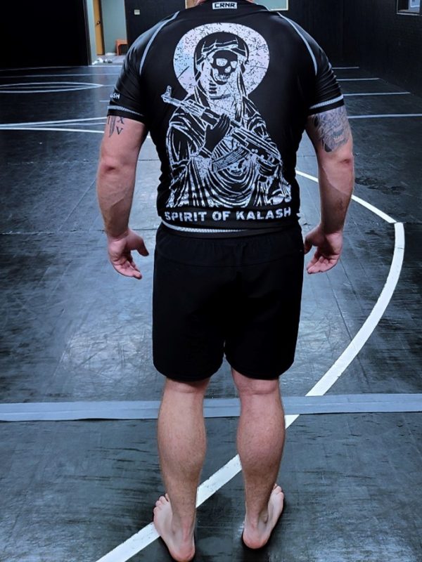 Skull Mary Rash Guard Short Sleeve
